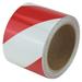 ZORO SELECT RS3RW Marking Tape,Striped,Red/White,3" W
