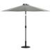 Flash Furniture 8 Gray Octagon Patio Umbrella and Base with Stand