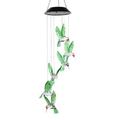 VerPetridure Led Solar Wind Chime Hummingbird Light Color Led Solar Wind Chime Hummingbird Light Colorcolor Changing Led Solar Wind Chime Hummingbird Wind for Gardening Lighting