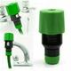 Gerich Garden Hose Pipe Connector Sink Faucet Adapter Universal Kitchen Mixer Tap Green Pipe Connector - 1 Pcs
