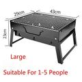 VerPetridure Large Portable BBQ Barbecue Steel Charcoal Grill Outdoor Patio Garden Party