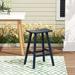 GARDEN 29 Inches Adirondack Plastic Outdoor Bar Stools for Patio Navy Blue