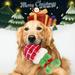 Squeaky Christmas Dog Toys Plush Santa Claus Toy Dog Chewing Toy for Boredom Pet Sound Toy for Dog Gift Xmas