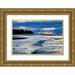 Burdick Chuck 24x17 Gold Ornate Wood Framed with Double Matting Museum Art Print Titled - Reflections Along The Way