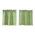 Star Curtains Short Curtains Small Curtains Rod Curtains Kitchen Coffee Curtains Bedroom Curtains Lace Curtains 24 X 29 Inch 2 Panels Light Blocking Curtains Curtains 84 Inch Length 2 Panels Set