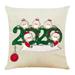 Pgeraug Christmas Pillow Covers Christmas Decorations Christmas Throw Pillow Covers Throw Pillow Cover Home Decor Cushion Cover Survived Family Pillowcase Throw Pillow Cover Pillow Case D