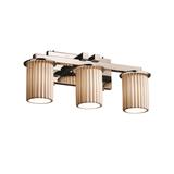 Justice Design Group Limoges 21 Inch 3 Light Bath Vanity Light - POR-8773-10-BMBO-NCKL