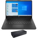 HP HP - 14z Home & Business Laptop (AMD 3020e 2-Core 14.0 60Hz HD (1366x768) AMD Radeon 16GB RAM 1TB m.2 SATA SSD Wifi HDMI Webcam Bluetooth SD Card Win 11 Home) with D6000 Dock