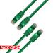 Cmple - [2 PACK] 15 Feet Cat5e Ethernet Cable Network Patch Cord Cat5e Cable LAN Cable with RJ45 Connectors Cat 5 Wire for Fast Internet 1 Gigabit Router Cable - Green