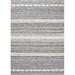 Ahgly Company Indoor Rectangle Mid-Century Modern Ash White Beige Oriental Area Rugs 2 x 5