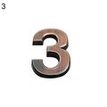 Modern House Numbers - 0-9 Modern House Door Plaque Address Arabic Number Digit Plate Sign Decoration - Contemporary Home Address - Sign Plaque - Door Number