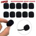 Mduoduo 10 Pack Lapel Microphone Windscreen Foam Cover Black Microphone Windscreen