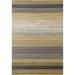 Art Carpet 841864108026 9 x 12 ft. Bastille Collection Heathered Stripe Border Woven Area Rug Light Yellow