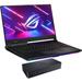 ASUS ROG Strix Scar 15 Gaming & Entertainment Laptop (AMD Ryzen 9 5900HX 8-Core 15.6 165Hz 2K Quad HD (2560x1440) NVIDIA RTX 3080 32GB RAM 1TB m.2 SATA SSD Win 11 Pro) with D6000 Dock