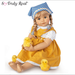 The Ashton - Drake Galleries Emma With Chicks Child Doll And Plush Chicks Set So Truly RealÂ® Poseable & Handcrafted of RealTouchÂ® Vinyl Child Doll by Monika Gerdes 24-inches