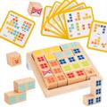 Kids Wooden Education Building Break Through Board Game Early Learning Preschool Puzzle Toy Gifts Ages 3+ Years