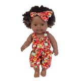 Baby Dolls Black Girl Dolls Lifelike Girl Black Baby Doll Handmade Soft Realistic Baby Dolls for 2 Year Old Girls and Up Fashion Black Baby Doll Play Doll for KidsGifts for Family