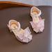 Toddler Girls Princess Sequins Party Sandals Kids Dress Up Latin Tango Dance Shoes