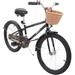 Nice C Kids Bike Cruiser Bike with Basket Coaster Brake Boys Girls 12 14 16 18 20 inch (18 Black)