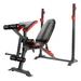 Ajudro Weight Bench Set Adjustable Incline Bench Press Set