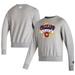 Men's adidas Gray Colorado Avalanche Reverse Retro 2.0 Vintage Pullover Sweatshirt