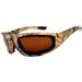 Motorcycle Sunglasses - Camo 3 Frame / Brown Lens