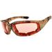 Motorcycle Sunglasses - Camo 3 Frame / Pink Lens