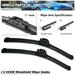 Erasior 20 in & 20 in Windshield Wiper Blades Fit For Western Star 4900FA 2005 20 &20 Premium For Car Front Window J U HOOK Wiper Arm (Pack of 2) ER6243LA