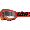 100% 50224-101-05 Accuri 2 OTG Goggle Neon Orange Frame/Clear Lens