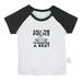 Call The Police I m Resisting A Rest Funny T shirt For Baby Newborn Babies T-shirts Infant Tops 0-24M Kids Graphic Tees Clothing (Short Black Raglan T-shirt 18-24 Months)