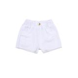 Musuos Baby Girl Denim Shorts Ripped Trendy Pocket Elastic Waist Jeans Short Pants