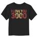 Toddler s Marvel Iron Man Love 3000 Mask Graphic Tee Black 5T