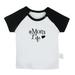 Mom Life Funny T shirt For Baby Newborn Babies T-shirts Infant Tops 0-24M Kids Graphic Tees Clothing (Short Black Raglan T-shirt 6-12 Months)