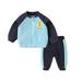 Bodysuits Baby Children Kids Toddler Baby Boys Girls Long Sleeve Cute Cartoon Animals Coats Outwear Patchwork Sweatshirt Trousers Pants Tracksuit Outfit Set 2PCS Clothes Set Kid Girl
