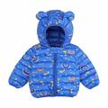 Fesfesfes Toddler Baby Jacket Boys Girls Winter Light Down Padded Jacket Hooded Zipper Bomber Jacket Coat Clearance Under $10