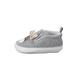 Sterntaler Baby Jungen Baby Schuhe Babyschuh Emmi - Babyschuhe, Krabbelschuhe Baby, Baby Schuhe - aus Baumwollstoff - hellgrau, 22