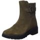 Clarks Damen Calla Mid Fashion Boot, Dark Olive SDE, 41.5 EU