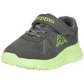 Kappa Jungen Kinder STYLECODE: Valdis BC M Unisex Kids Sneaker, Grey/Lime, 23 EU