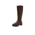 ESPRIT kuscheliger Damen Halblange Stiefel, 210/BROWN, 38 EU