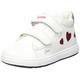 Geox Jungen Mädchen B BIGLIA Girl First Walker Shoe, White/RED, 23 EU