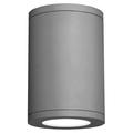Wac Lighting Ds-Cd08-S Tube Architectural 12 Tall Led Outdoor Flush Mount Ceiling Fixture