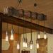 MONIPA 10 Lights Chandelier Ceiling Light Hanging Pendant Lamp Retro Rustic Industrial for Rustic Industrial Farmhouse