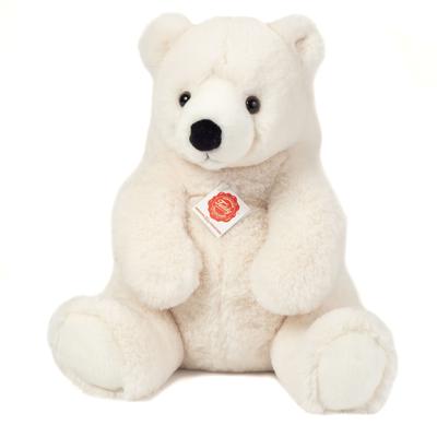 Kuscheltier TEDDY HERMANN "Eisbär sitzend weiß, 35 cm" Plüschfiguren weiß Kinder