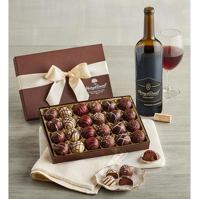 Chocolate Truffles And Reserve Cabernet Sauvignon, Family Item Food Gourmet Candy Confections Chocolate, Gifts by Harry & David