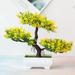 Bonsai Tree Artificial Plant Decors Simulation Green Plants Decor Fake Plant Decor for Home Decor Bedroom Living Room Office Garden Table Shelf Decor Pink Artificial Bonsai Tree