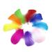 YUEHAO 100pc Colorful Feathers 6-12 Cm In Small Feather DIY Decoration Color Feather Small Medium Multicolor