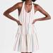 American Eagle Outfitters Dresses | American Eagle Multicolor Striped Halter Dress! | Color: Cream/Pink | Size: S