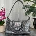 Coach Bags | Coach Ashley Perforated Metallic Silver Leather Satchel Handbag F17130 Msrp $428 | Color: Silver | Size: Medium