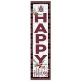 Alabama A&M Bulldogs 12'' x 48'' Outdoor Happy Holidays Leaner