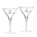 Arizona Wildcats Primary Team Logo 10oz. 2-Piece Luigi Bormioli Titanium Martini Glass Set